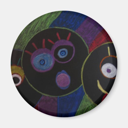 Crazy Emote Magnet (Vorne)