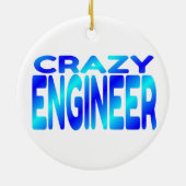 Crazy Engineer Keramik Ornament (Hinten)