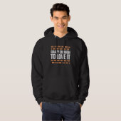 Crazy Enough To Love It Bricks Bricklaying Brickla Hoodie (Vorne ganz)