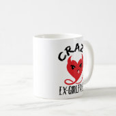 Crazy Ex-Girlfriend Funny Devil Red Heart Kaffeetasse (VorderseiteRechts)