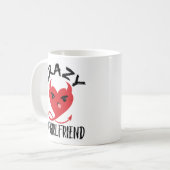 Crazy Ex-Girlfriend Funny Devil Red Heart Kaffeetasse (Vorderseite Links)