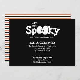 Crazy Eyes Lassen Sie uns verwöhntes Halloween-Par Einladung
