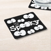 Crazy Eyes Lassen Sie uns verwöhntes Halloween-Par Rechteckiger Pappuntersetzer (angewinkelt)