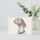 Crazy Eyes Postkarte (Stehend Vorderseite)