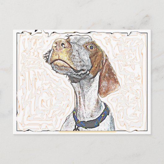 Crazy Eyes Postkarte (Vorderseite)