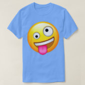 Crazy Face Emoji T-Shirt (Design vorne)
