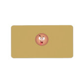 Crazy Face Labels Adressaufkleber (Vorne)