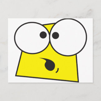 Crazy Face Postkarte