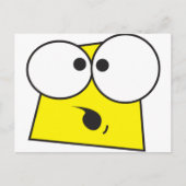 Crazy Face Postkarte (Vorderseite)