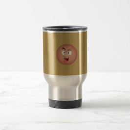 Crazy Face Travel/Pendlerin Tasse