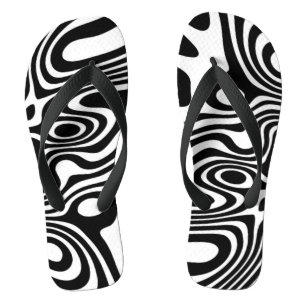 Crazy Fantasy Zebra Streifen Muster Sandalen