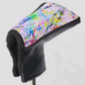 Crazy Farben Golf Headcover (3/4 Vorderseite)