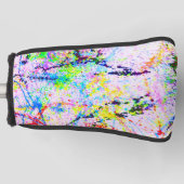 Crazy Farben Golf Headcover (Vorderseite)