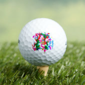 Crazy Farben Golfball (Insitu T-Shirt)
