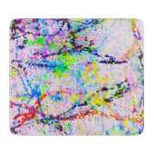 Crazy Farben Schneidebrett (Vorderseite)