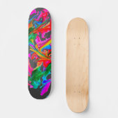 Crazy Farben Skateboard (Vorderseite)