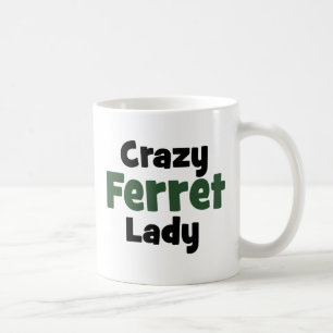 Crazy Ferret Lady Kaffeetasse