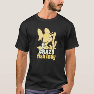 Crazy Fish Lady Goldfish Pet Eigentümer Fisch Tank