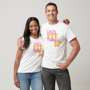 Crazy Fit Mama Anpassbare Frauen Sport Shirt