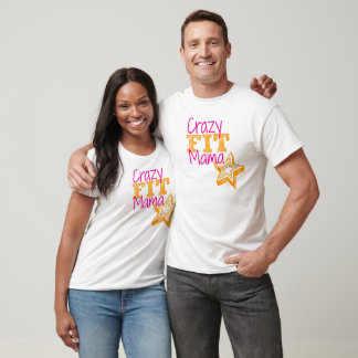 Crazy Fit Mama Anpassbare Frauen Sport Shirt