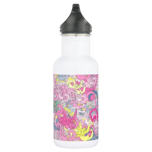 Crazy Floral Drink Flasche Edelstahlflasche (Rechts)