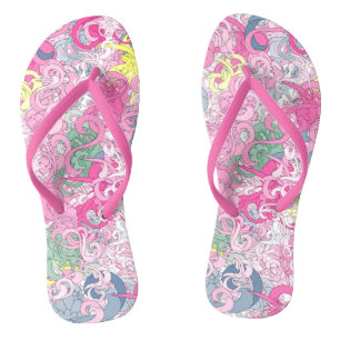 Crazy Floral Flip Flops Badesandalen