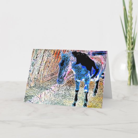 Crazy Foal Karte (Vorderseite)