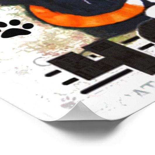 Crazy for Cats Art Print Poster (Ecke)