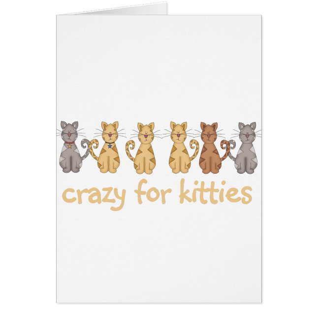 Crazy for Kätzchens Tshirts und Geschenke (Vorne)
