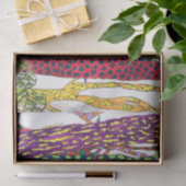 Crazy Forest bunt Spaß glücklich Seidenpapier (Geschenk)