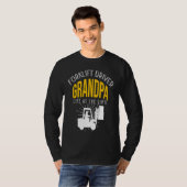 Crazy Forklift Driver Grandpa Accessories T-Shirt (Vorne ganz)