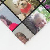 Crazy Foto Collage - Bis zu 24 Fotos Fleecedecke (Ecke)