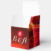 CRAZY FOTON GEMSTONE RED RUBY MONOGRAM GESCHENKSCHACHTEL (Geöffnet)