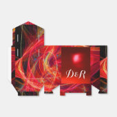 CRAZY FOTON GEMSTONE RED RUBY MONOGRAM GESCHENKSCHACHTEL (Ungefaltet)