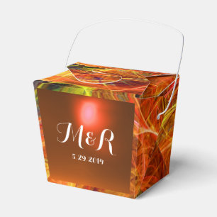CRAZY FOTON GEMSTONE rotes gelbes MONOGRAMM Geschenkschachtel