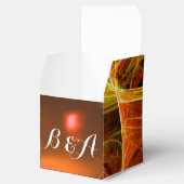 CRAZY FOTON GEMSTONE rotes gelbes MONOGRAMM Geschenkschachtel (Geöffnet)