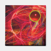 CRAZY FOTON MIT RED RUBY GEMSTONE MAGNET (Vorne)