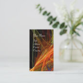 CRAZY FOTON MONOGRAM-Edelstein gelb Visitenkarte (Stehend Vorderseite)