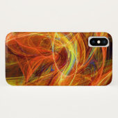 CRAZY FOTON Orange Pink Yellow Fraktal Wirbel Case-Mate iPhone Hülle (Rückseite (Horizontal))