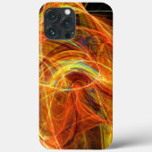 CRAZY FOTON orange rosa Case-Mate iPhone Hülle (Rückseite)