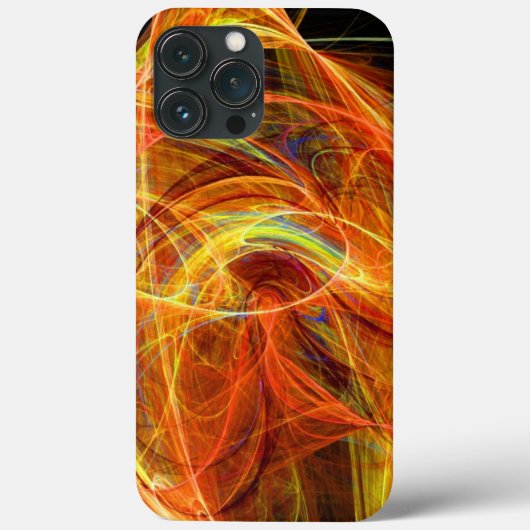 CRAZY FOTON orange rosa Case-Mate iPhone Hülle (Rückseite)