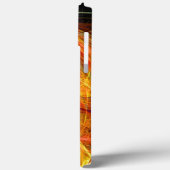 CRAZY FOTON orange rosa Case-Mate iPhone Hülle (Rückseite / Links)