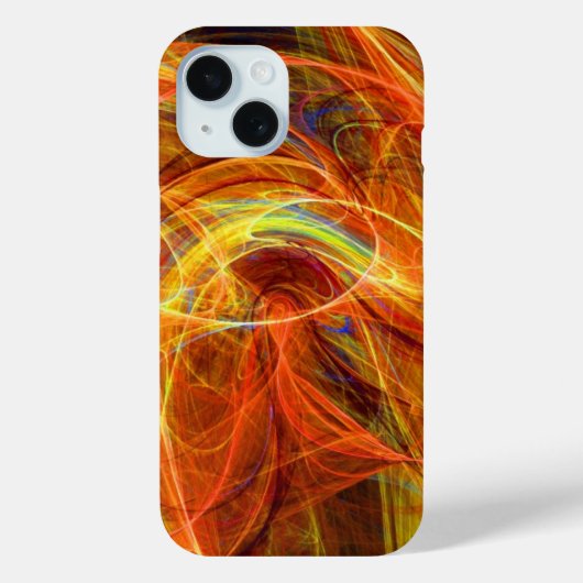 CRAZY FOTON orange rosa Case-Mate iPhone Hülle (Rückseite)