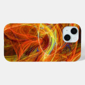 CRAZY FOTON orange rosa Case-Mate iPhone Hülle (Rückseite (Horizontal))