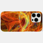 CRAZY FOTON Orange Yellow Abstrakte Wirbel Case-Mate iPhone Hülle (Rückseite (Horizontal))