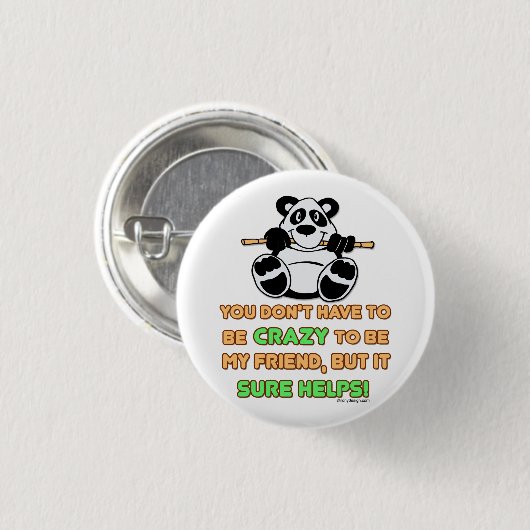Crazy Friends Buttons (Vorne & Hinten)