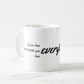 Crazy Friends Kaffeetasse (Vorderseite Links)