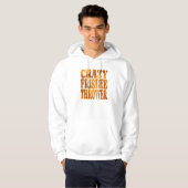 Crazy Frisbee Thrower in Gold Hoodie (Vorne ganz)