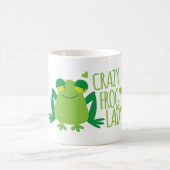 Crazy Frog-Dame Kaffeetasse (Mittel)