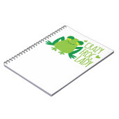 Crazy Frog-Dame Notizblock (Linke Seite)